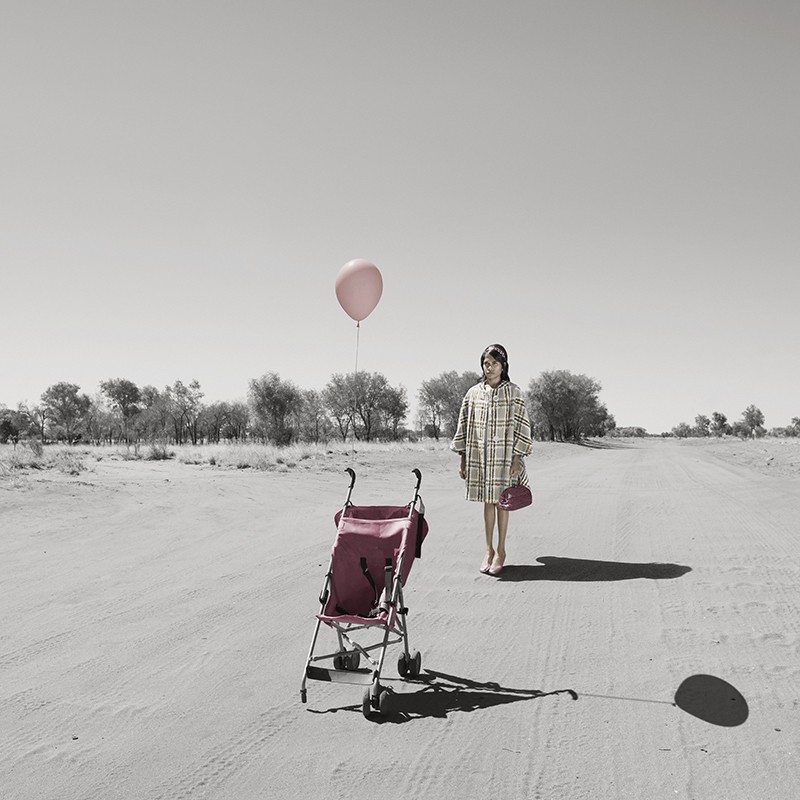 Image © Michael Cook, Mother ‘Pram’, 2016, Inkjet Print, 120 x 180 cm