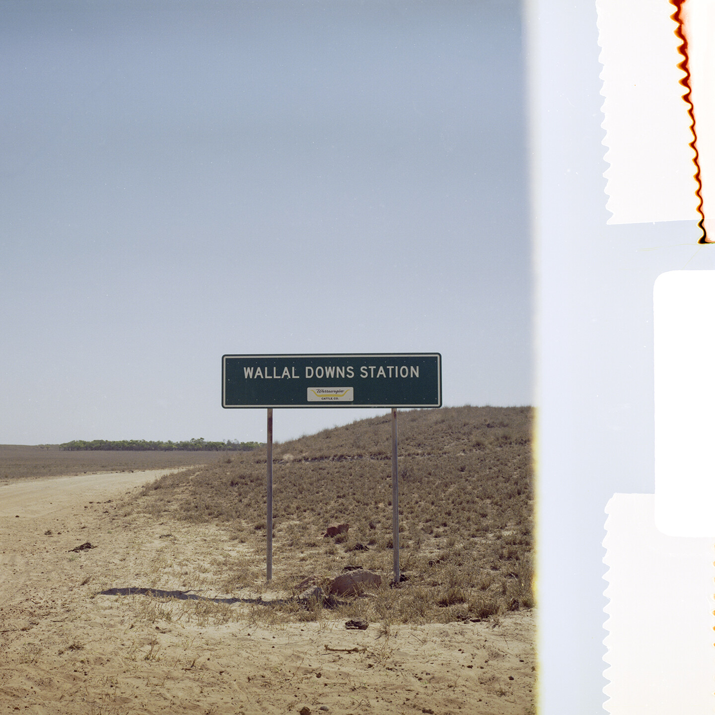 Image © Chloe Bartram, 'Entry to Wallal Downs Station'.