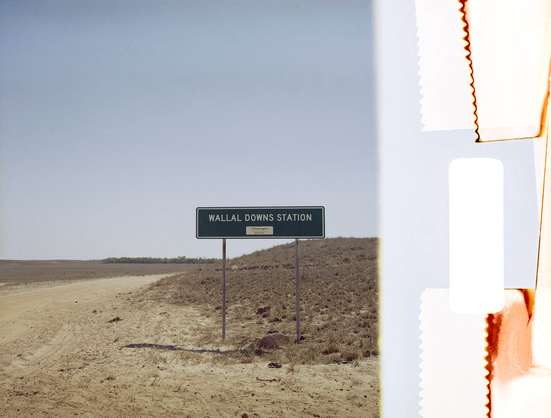 Image &copy; Chloe Bartram, 'Entry to Wallal Downs Station'.