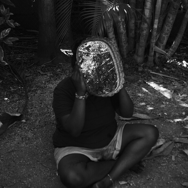 Image © Maria Maraltadj, 'Mirror Face' 2022, Pigment ink print on archival cotton rag, 37cm x 53cm, Ed. 1/8 + 2AP