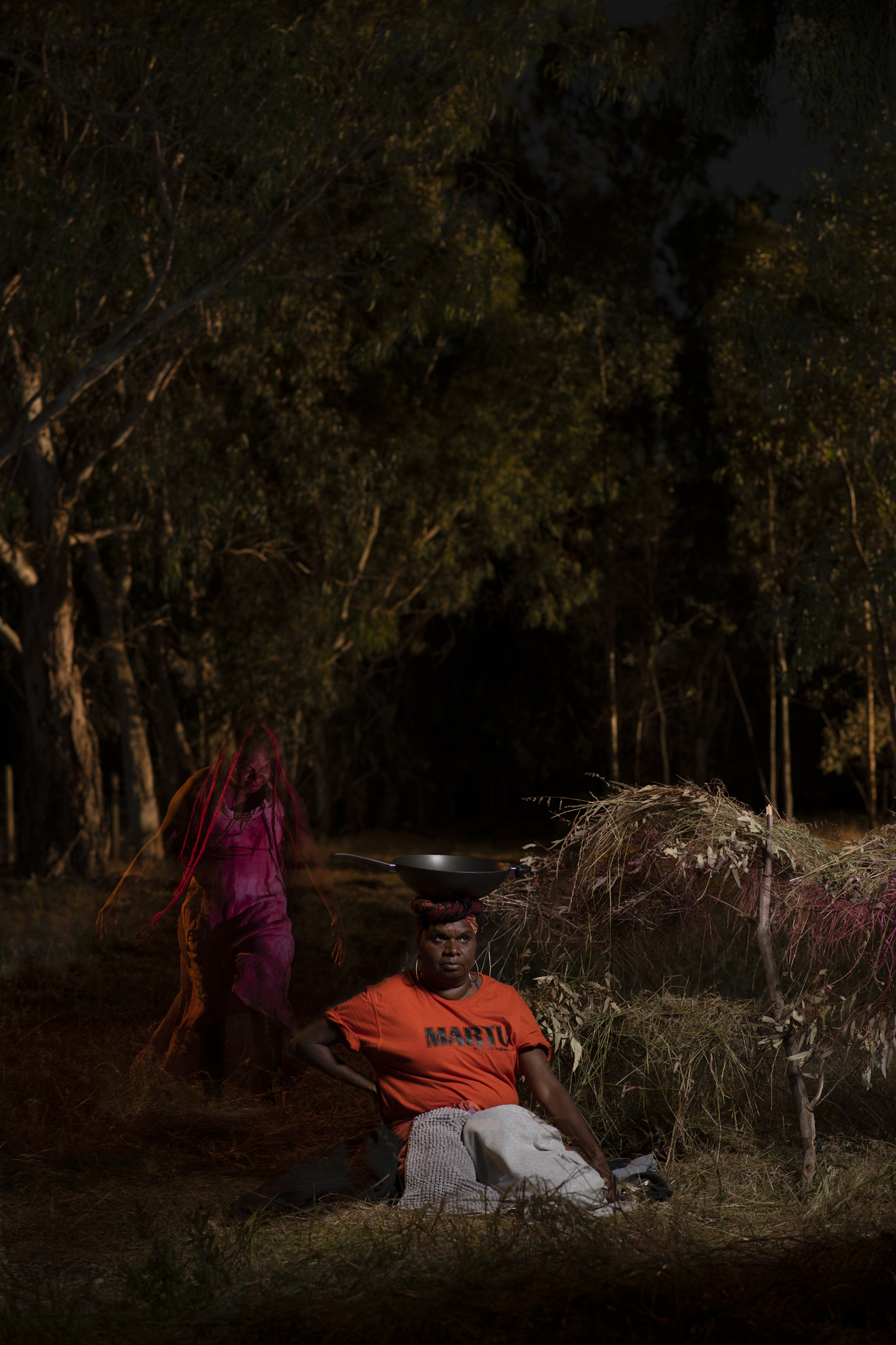 Nuriah Jadai, Red Dress Woman, 2019