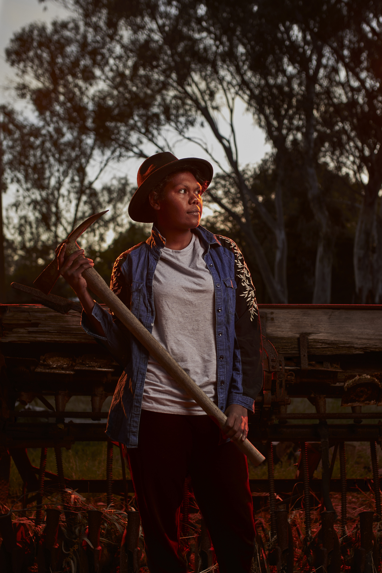 Justina Clement, Untitled (self-portrait), diptych 1